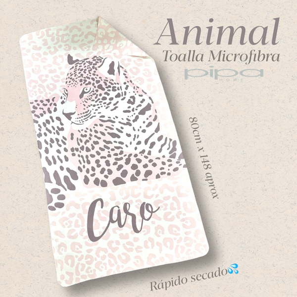 Toalla Microfibra Animal