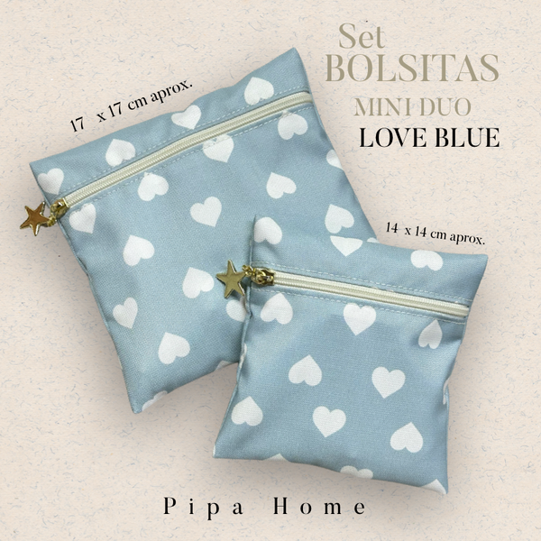 Bolsa Mini Duo Love Blue