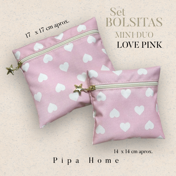 Bolsa Mini Duo Love Pink
