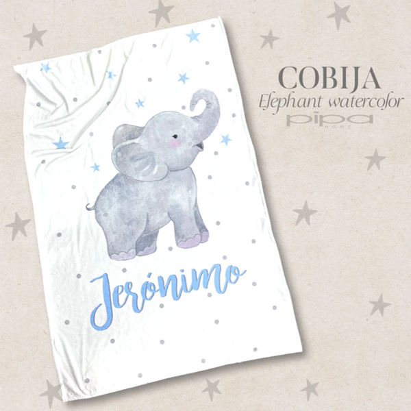 Cobija Elephant Watercolor