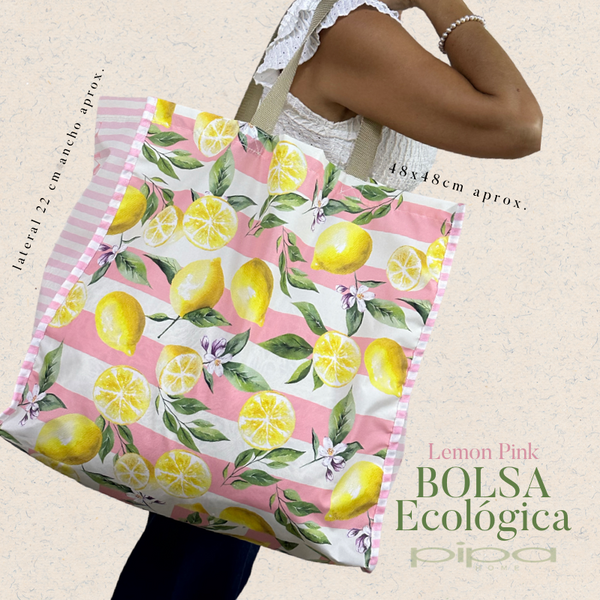 Bolsa Ecológica Lemon Pink