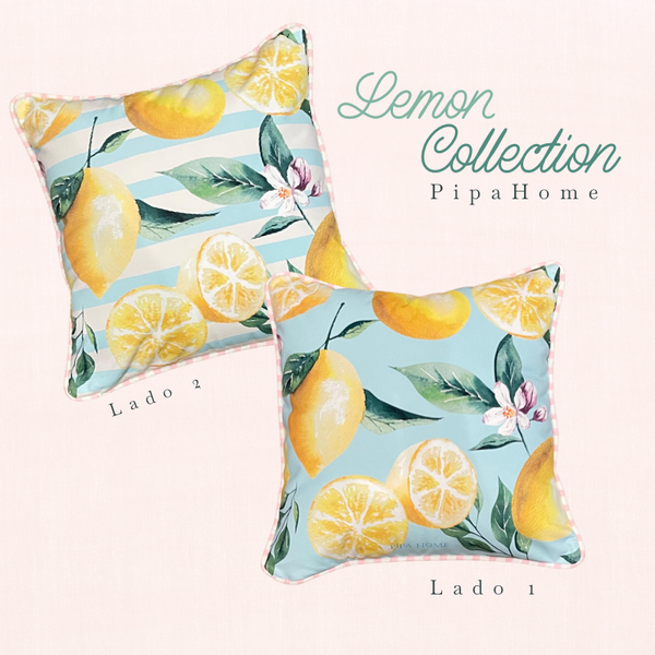 Cojin Blue Lemon