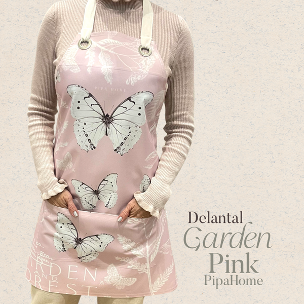 Delantal Garden Pink