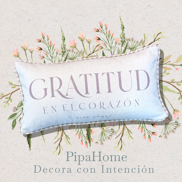 Cojín Gratitud