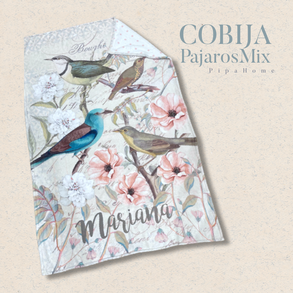 Cobija Pájaros Mix