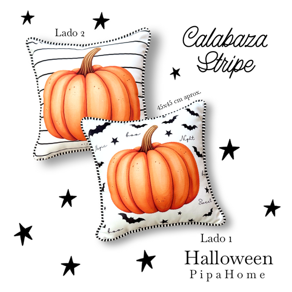 Halloween Calabaza Stripe