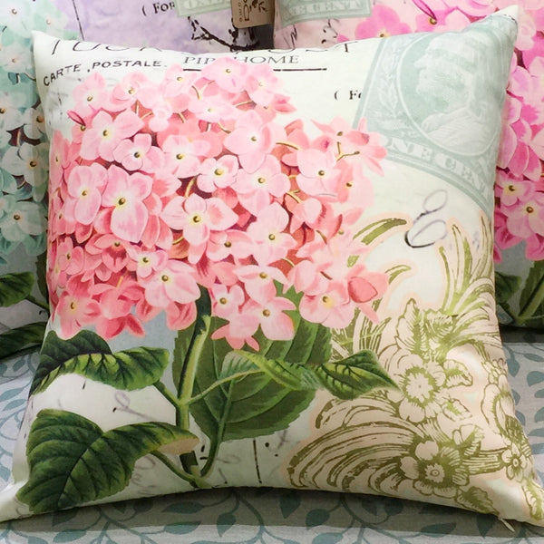 Cojin Hortensia